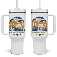 Camping Gifts Tumbler With Handle Outdoor Camping Mountain Nature Hiking Camp Lover Gift