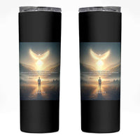 Christian Gifts Skinny Tumbler I Am The Light of The World Bible Verse John 8:12