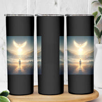 Christian Gifts Skinny Tumbler I Am The Light of The World Bible Verse John 8:12