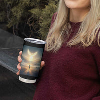 Christian Gifts Tumbler Cup I Am The Light of The World Bible Verse John 8:12