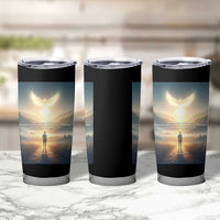 Christian Gifts Tumbler Cup I Am The Light of The World Bible Verse John 8:12