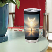 Christian Gifts Tumbler Cup I Am The Light of The World Bible Verse John 8:12