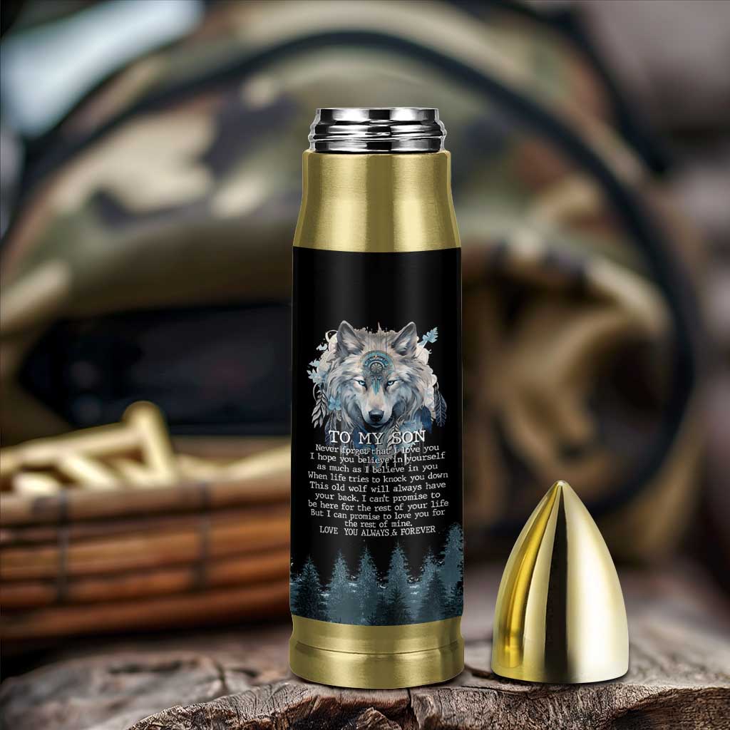 To My Son I Love You Bullet Tumbler Graduation Christmas Birthday Gifts For Grown Son From Mom Dad