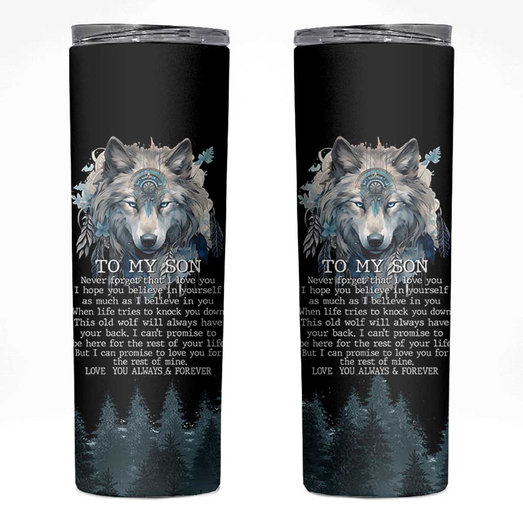 To My Son I Love You Skinny Tumbler Graduation Christmas Birthday Gifts For Grown Son From Mom Dad