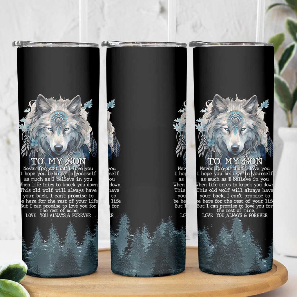 To My Son I Love You Skinny Tumbler Graduation Christmas Birthday Gifts For Grown Son From Mom Dad