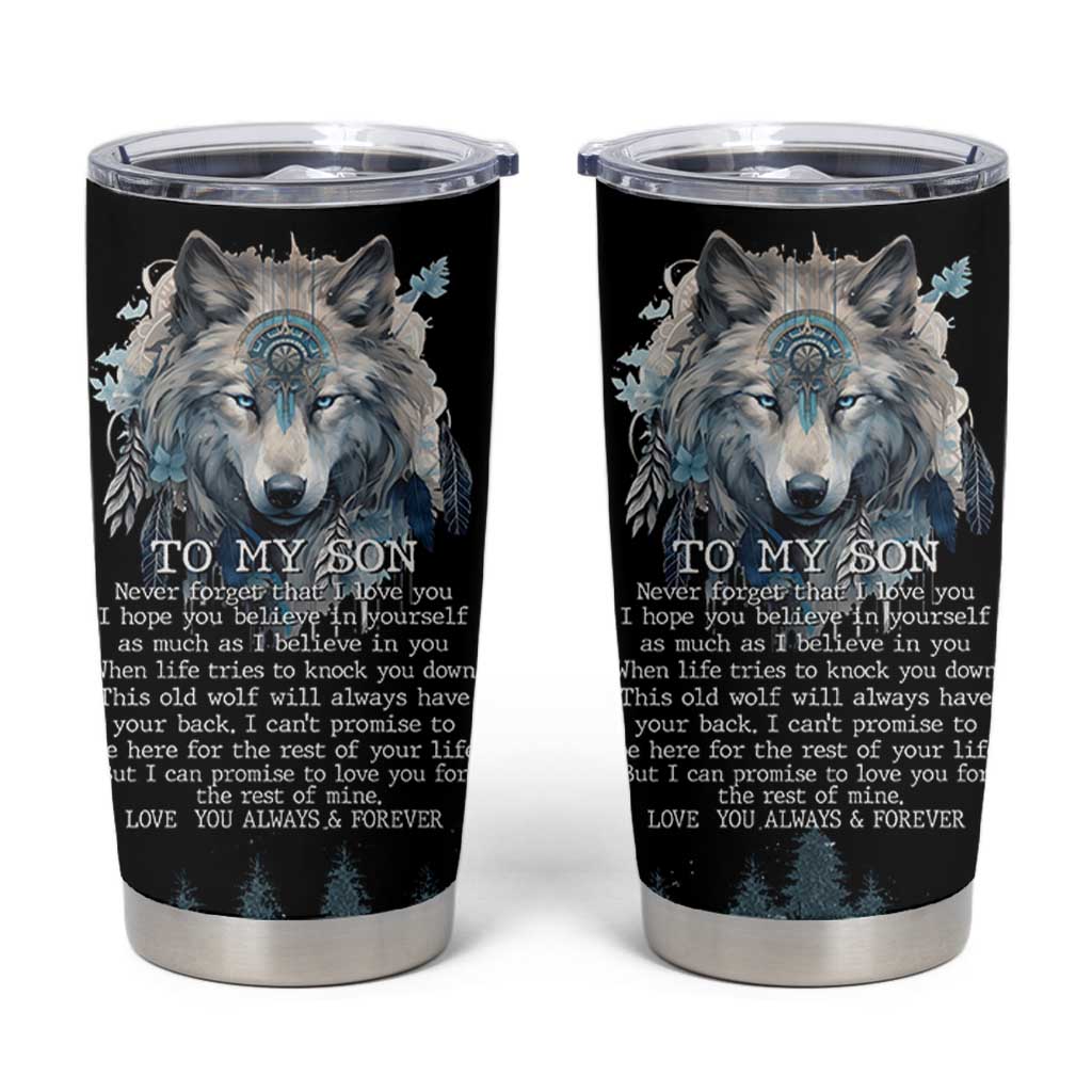 To My Son I Love You Tumbler Cup Graduation Christmas Birthday Gifts For Grown Son From Mom Dad