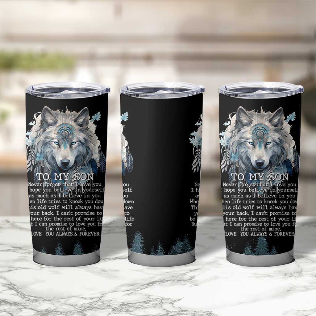 To My Son I Love You Tumbler Cup Graduation Christmas Birthday Gifts For Grown Son From Mom Dad