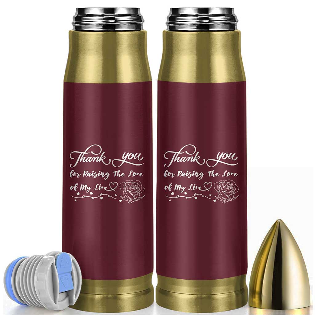 Mother-In-Law Gifts Bullet Tumbler Thank You For Rasing The Man Of My Life