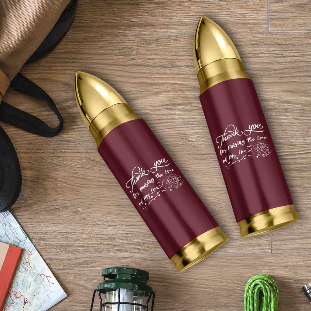 Mother-In-Law Gifts Bullet Tumbler Thank You For Rasing The Man Of My Life