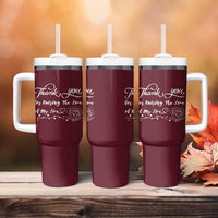 Mother-In-Law Gifts Tumbler With Handle Thank You For Rasing The Man Of My Life