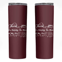 Mother-In-Law Gifts Skinny Tumbler Thank You For Rasing The Love Of My Life