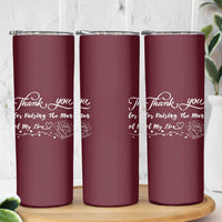 Mother-In-Law Gifts Skinny Tumbler Thank You For Rasing The Love Of My Life
