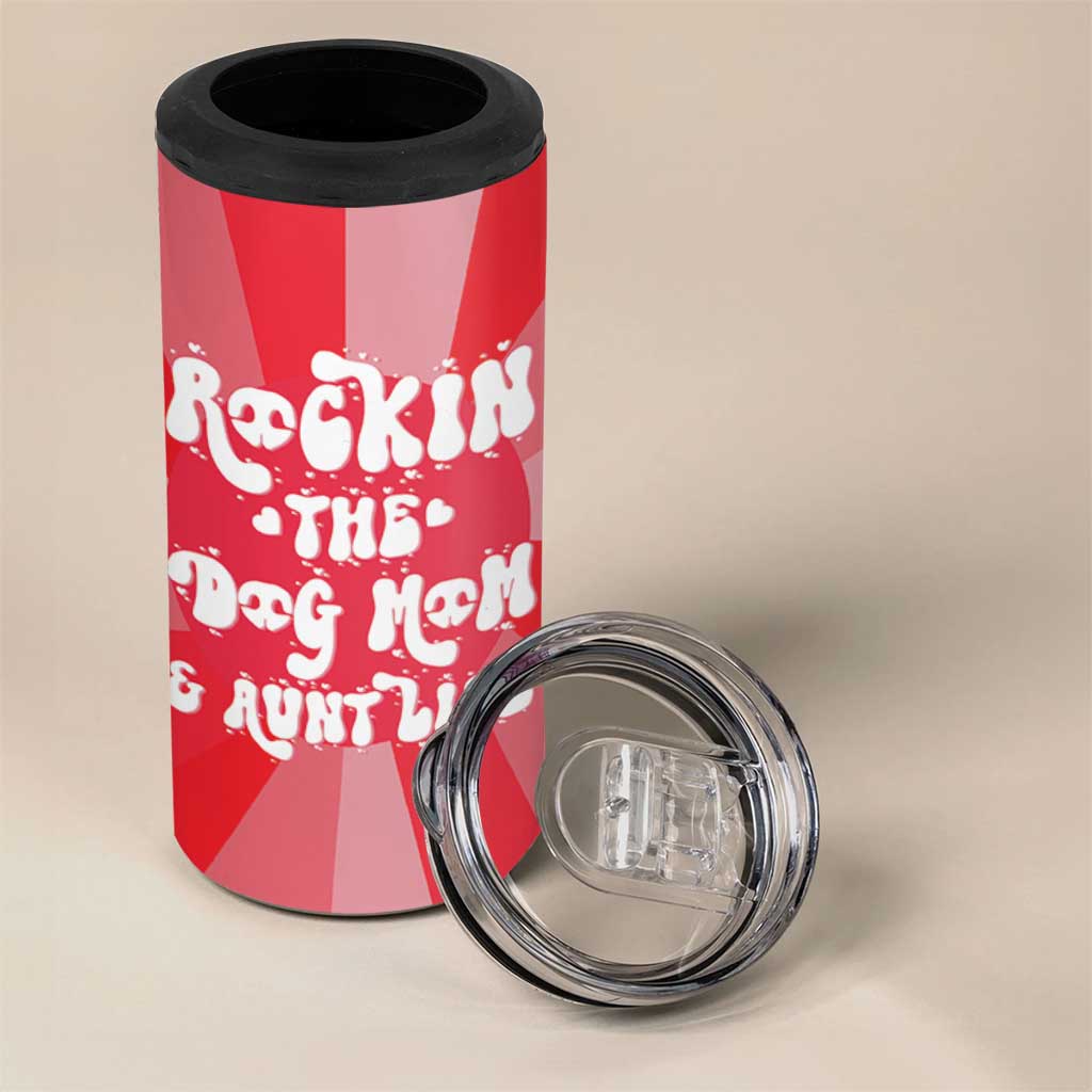 Aunt Gifts 4 in 1 Can Cooler Tumbler Dog Mom Auntie Gifts From Niece Nephew