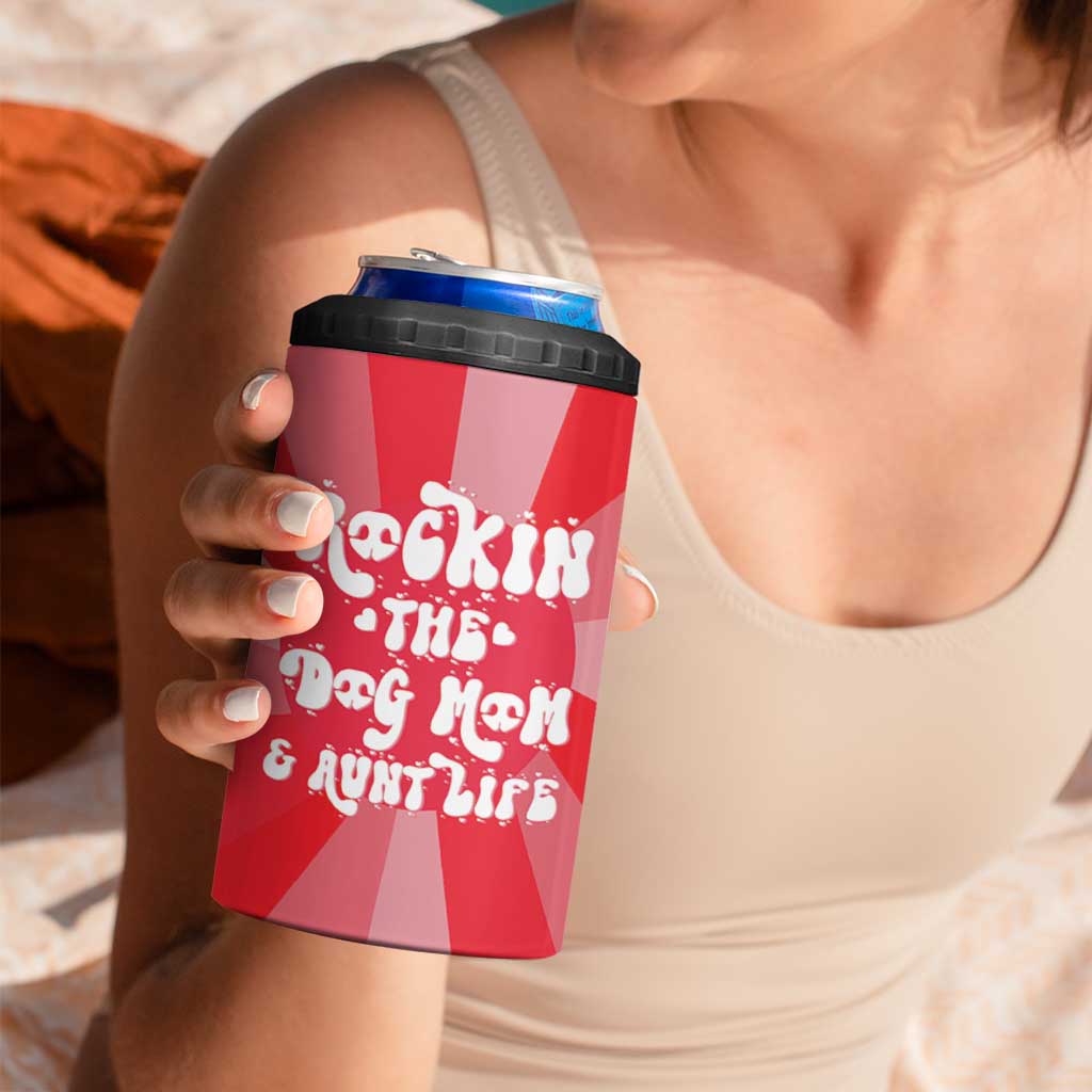 Aunt Gifts 4 in 1 Can Cooler Tumbler Dog Mom Auntie Gifts From Niece Nephew