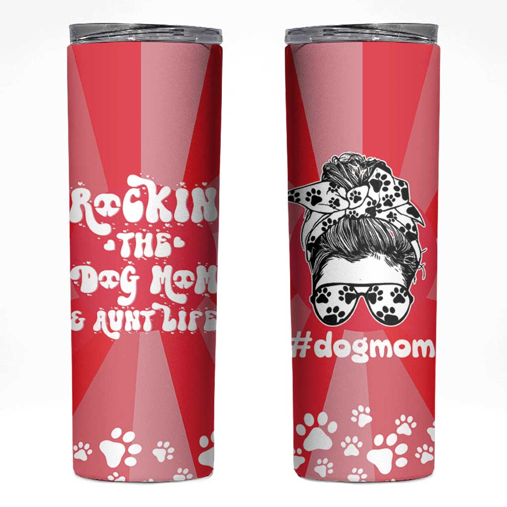 Aunt Gifts Skinny Tumbler Dog Mom Auntie Gifts From Niece Nephew