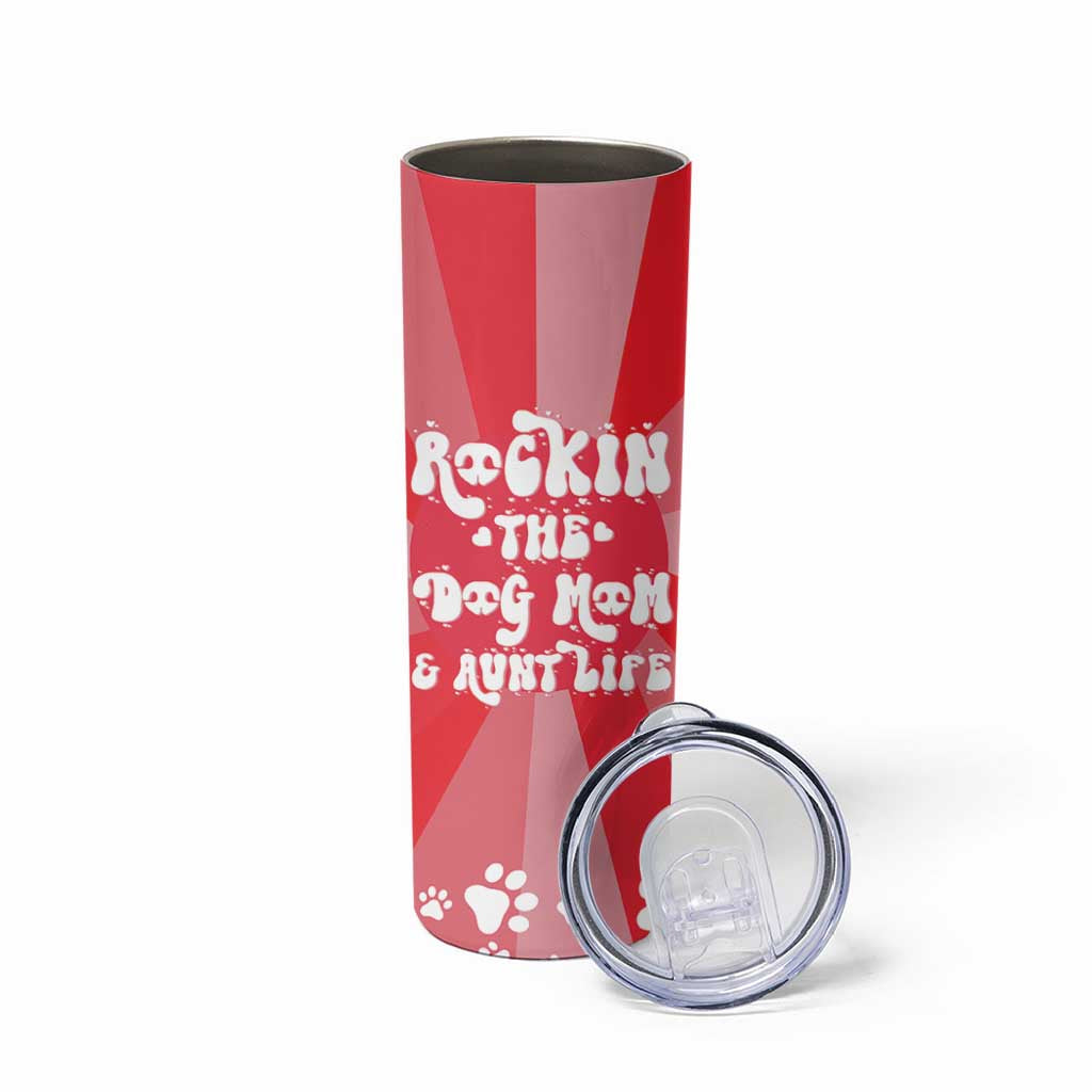Aunt Gifts Skinny Tumbler Dog Mom Auntie Gifts From Niece Nephew