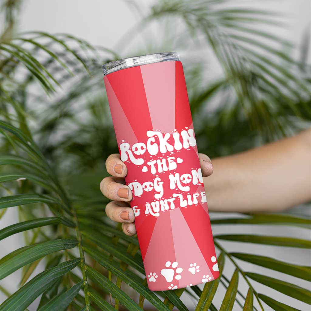 Aunt Gifts Skinny Tumbler Dog Mom Auntie Gifts From Niece Nephew