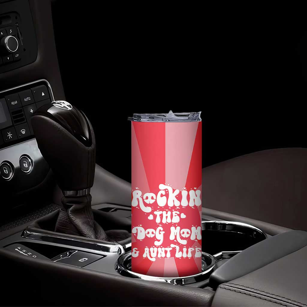 Aunt Gifts Skinny Tumbler Dog Mom Auntie Gifts From Niece Nephew