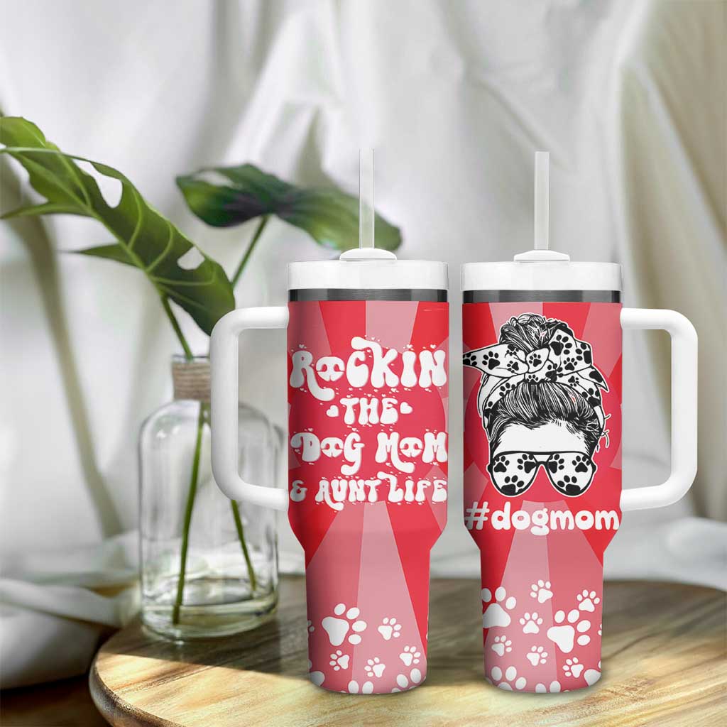 Aunt Gifts Tumbler With Handle Dog Mom Auntie Gifts From Niece Nephew