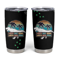 Grammar English Teacher Tumbler Cup Funny Dinosaurs Punctuation Saves Lives Lets Eat Kids