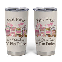Cafecito & Chisme Tumbler Cup Concha Pun Gift Mexican Themed Gifts in Spanish - Wonder Print Shop