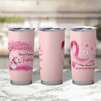 Breast Cancer Awareness Tumbler Cup In October We Wear Pink Cute Gnome - Wonder Print Shop