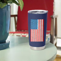 Harris Walz 2024 For The People Tumbler Cup Vote Blue Vice President VP American Flag - Wonder Print Shop