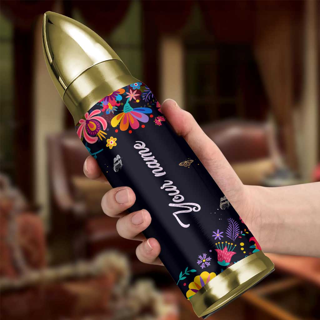 Personalized Chingona Bullet Tumbler Custom Name Latina Mexican Girl In A World Full Of Princesses Be A Chingona