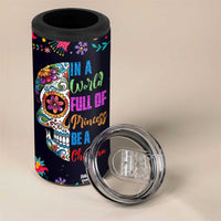 Personalized Chingona 4 in 1 Can Cooler Tumbler Custom Name Latina Mexican Girl In A World Full Of Princesses Be A Chingona