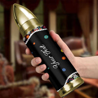 Personalized Sugar Skull Bullet Tumbler Custom Name Flower Gothic Gifts For Latina Mexican Girls Women