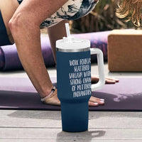 Funny Coworker Gifts Tumbler With Handle Work Forecast Sarcastic Gag Present for Boss Employer Navy - Wonder Print Shop