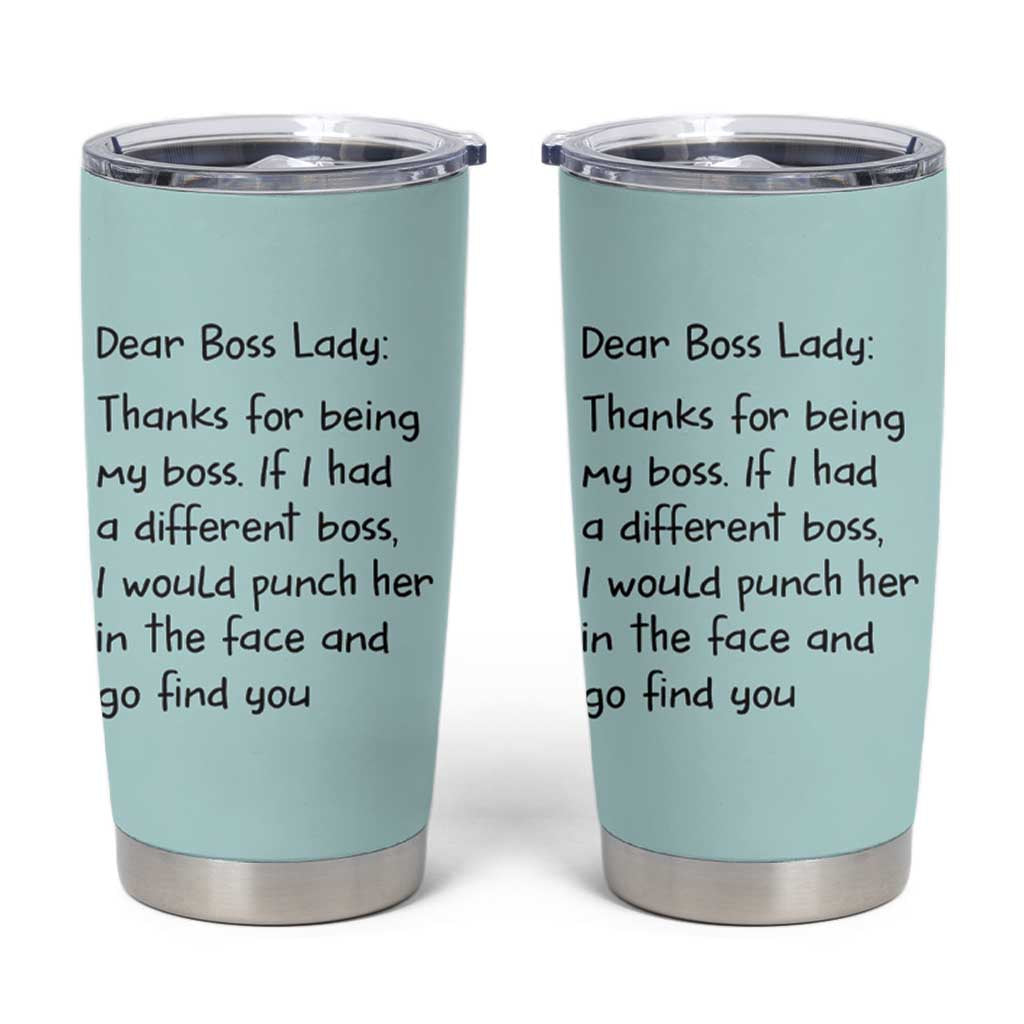 Funny Boss Gifts for Women Tumbler Cup Bosses Day Funny Boss Lady Gift Ideas - Wonder Print Shop