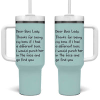 Funny Boss Gifts for Women Tumbler With Handle Bosses Day Funny Boss Lady Gift Ideas - Wonder Print Shop