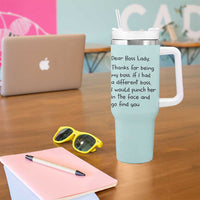 Funny Boss Gifts for Women Tumbler With Handle Bosses Day Funny Boss Lady Gift Ideas - Wonder Print Shop