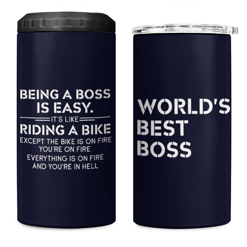 Funny Boss Gifts 4 in 1 Can Cooler Tumbler Birthday Christmas Gift from Employees - Wonder Print Shop