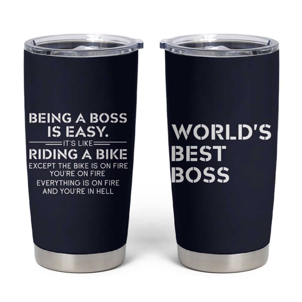 Funny Boss Gifts Tumbler Cup Birthday Christmas Gift from Employees - Wonder Print Shop