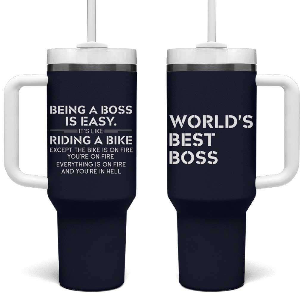 Funny Boss Gifts Tumbler With Handle Birthday Christmas Gift from Employees - Wonder Print Shop
