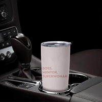 Boss Gifts for Women Tumbler Cup Boss Lady Mentor Superwoman Christmas Birthday Gift - Wonder Print Shop