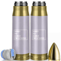 Sorry No Hablo Fuctardo Bullet Tumbler Funny Sarcastic Office Birthday Gift For Women Mom