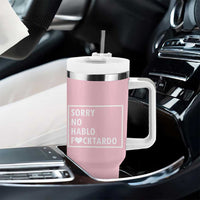 Sorry No Hablo Fuctardo Tumbler With Handle Men Women Office Work Employee Boss Coworkers Friends