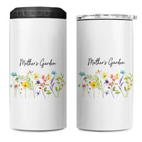 Mothers Garden 4 in 1 Can Cooler Tumbler Mother's Day Flower Mom Gifts