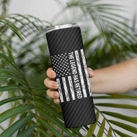 The Legend Has Retired Skinny Tumbler Goodbye Present Farewell Gifts For Coworker US Flag