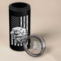 The Legend Has Retired 4 in 1 Can Cooler Tumbler Goodbye Present Farewell Gifts For Coworker Eagle US Flag