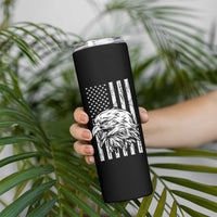 The Legend Has Retired Skinny Tumbler Goodbye Present Farewell Gifts For Coworker Eagle US Flag