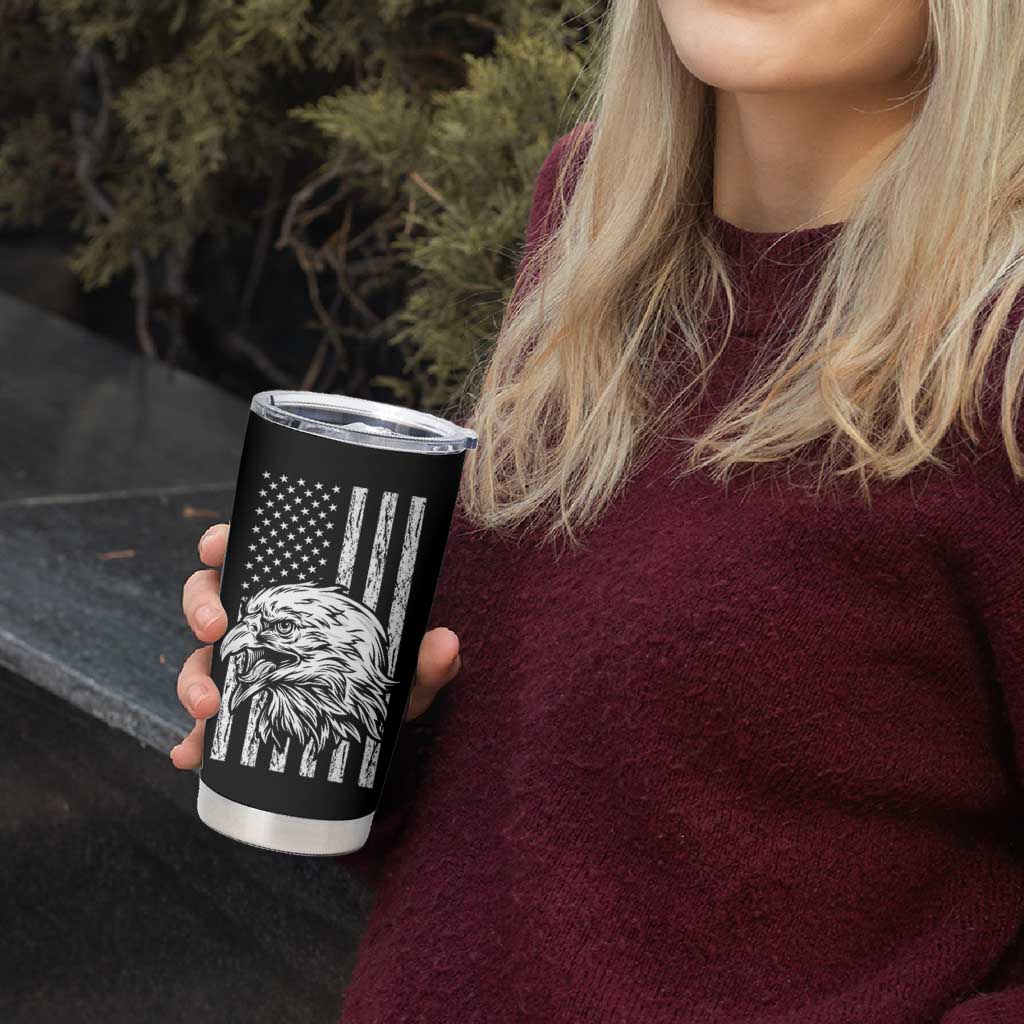 The Legend Has Retired Tumbler Cup Goodbye Present Farewell Gifts For Coworker Eagle US Flag