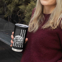 The Legend Has Retired Tumbler Cup Goodbye Present Farewell Gifts For Coworker Eagle US Flag