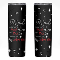 Gifts For Dad Skinny Tumbler I Love You Dad Gift from Daughter Son - Wonder Print Shop