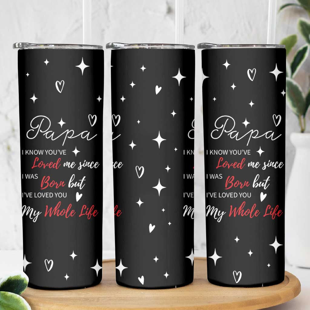 Gifts For Dad Skinny Tumbler I Love You Dad Gift from Daughter Son - Wonder Print Shop