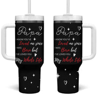 Gifts For Dad Tumbler With Handle I Love You Dad Gift from Daughter Son - Wonder Print Shop