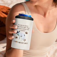 Dog Mom Gifts 4 in 1 Can Cooler Tumbler Mothers Day Dog Lovers We Make Eye Contact While I Poop